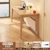 Mesa para Estudar e Escrever, Uso Doméstico no Quarto, Quarto de Estudante Alugado, Pés Simples de Madeira Maciça, Mesa de Escritório Retangular para Computador