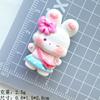 Lindo Conejo Oso Accesorios de Resina Crema Pegamento DIY Creativo Hecho a Mano Pasador Cuerda para el Cabello Llavero Decoración de Flores para Zapatos