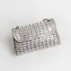 Bolsa de Ombro Transversal de Diamante Colorido para Banquete, Bolsa de Diamante, Bolsa de Axila, Bolsa de Festa, Bolsa de Mão Retro de Alta Qualidade