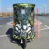 Toldo para Lluvia de Triciclo Eléctrico Cubierta de Vehículo Transparente Impermeable Completamente Cerrado Toldo Parasol Toldo para Motocicleta de Entrega Express Triciclo Leide Zhuzhu