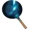 Olla de Hierro Fundido de Chef de Restaurante Wok Casero Antiguo Olla de Cocina para Estufa de Gas Sartén Antiadherente Sin Recubrimiento Delgada Ligera