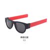 Procesamiento y Personalización de Pulseras de Espejo Snap-On, Gafas, Gafas de Sol Plegables, Nuevas Gafas Unisex, Gafas de Sol de Moda para Conducir