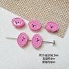 Macaron Cachorro Lindo Mariposa Pintura Aleación DIY Cuentas Cuentas Pulsera Collar Accesorios para el Cabello Accesorios