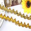 Acessórios de vestuário de renda de cor de estilo nacional de renda dourada de fábrica atacado pagode de ouro e prata
