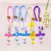 Pulseira Criativa de Corda Dupla Estilo Ins Nuvem e Estrela, Cordão de Mão, Corrente para Mochila, Acessórios, Joias de Contas, Atacado