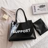 Bolsa Transparente Primavera y Verano 2026 Nueva Moda Tendencia Celebridad de Internet Bolso de Hombro para Mujer Casual Versátil para Viajes Cotidianos Bolso Tote de Gelatina