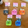 Máquina de pegar bichos de pelúcia de hobby chaveiro de máquina de pegar bichos de pelúcia de mão brinquedo de estudante chaveiro de mini máquina de pegar bichos de pelúcia pingente de mochila