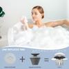 Tapón de desagüe de bañera 2 en 1 cuidadosamente seleccionado con cesta filtrante para prevenir obstrucciones