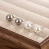Brincos Exquisitos de Zircônia e Pérola Microincrustados, Versáteis e Estilosos para Meninas, com um Toque de Luxo, Pequenos e Adequados para Rostos Arredondados, Não é Necessário Tirar para Dormir, Modernos