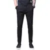 Pantalones Casuales de Seda de Hielo para Hombre Rectos Ajustados 2024 Verano Delgados Transpirables Deportivos de Secado Rápido Ligeros y Frescos Pantalones para Hombre
