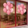 BRUP "Feliz Día de San Valentín" Calcomanía de Pared en Inglés Día de San Valentín 520 Calcomanía Decorativa BR7049E