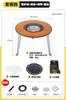 Estufa para Barbacoa al Aire Libre Barbacoa Doméstica Portátil Plegable Mesa para Barbacoa Barbacoa de Carbón Cocina para Patio al Aire Libre Barbacoa para Té