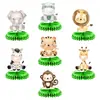 Tema de Animales del Bosque Fiesta de Cumpleaños Platos de Papel Vasos de Papel Servilletas de Papel Banderín Vajilla Decoración Set Suministros Decoración