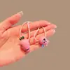 Doble Diadema para Niñas, Diadema para Cabello de Niña Pequeña que No Daña el Cabello, Goma Elástica y Buena para Moño, Diadema con Forma de Corazón