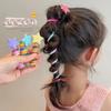 Anel de cabelo de linha telefônica estrela infantil Rabo de cavalo do bebê Artefato Corda de cabelo Alça de cabelo da menina Corda de cabeça de menina