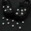 Charms para Zapatos tipo Clog al por mayor en stock Hebilla de zapato integrada con pedrería Flor de Oro Rosa y Plata Accesorios Decorativos DIY Desmontable