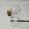 Tampa Hemisférica de Acrílico Bola Transparente Tampa Esférica Feita à Mão Casca de Gashapon Casca Vazia Bola Redonda Transparente Bola Oca Casca Bola de Acrílico