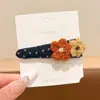 Pinza para el Cabello Melaleuca Otoño e Invierno para Mujer Lazo Estampado Leopardo Exquisita Pinza BB Accesorios para el Cabello Nuevo Estilo 2026 Pinza de Pato de Punto Versátil