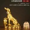 Figura de Perro de Cobre, Adorno de Perro del Zodiaco de Cobre para Decoración del Hogar, Sala de Estar, Oficina, Decoración de Perro de la Fortuna
