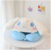 Almohada de Cuello en U con Capucha Rellena Dibujos Animados Protección para el Cuello al Dormir Siesta Oficina Hogar Almohada Multifuncional Regalos para Niños y Niñas