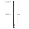Cabezal de Bola Doble Invertido Brazo Flexible con Conexión en la Misma Dirección, Soporte de Varilla de Extensión de Bola de 17 mm, Soporte para Pantalla Soporte de Espejo Retrovisor
