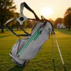 Fornecimento Exclusivo Transfronteiriço de Sacolas de Golfe com Pernas, Sacola de Golfe Cinza de Tecido Poliéster Repelente à Água Feita de Fábrica Personalizada