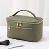 Bolsa de Maquillaje Portátil de PU, Gran Capacidad, Gama Alta, Nicho, Bolsa de Almacenamiento de Maquillaje Portátil, Bolsa de Tote Linda, Neceser para Mujer