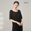Ya disponible: Camiseta de manga larga holgada para práctica, ropa hermosa para moldear la espalda, top chino moderno para danza para mujeres adultas