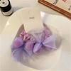 Nueva Cuerda para el Cabello con Lazo de Color Caramelo para Niños Estilo Princesa Banda de Goma Lazo para el Cabello de Mujer Cuerda para el Cabello Estilo Ins Lazo para el Cabello para Cola de Caballo