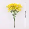 Flor de Gipsofila Artificial de Tallo Único, Flor Falsa para Decoración DIY, Flor Artificial para Boda, Hogar, Decoración de Sala de Estar, Flor de Plástico al por Mayor