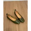 Primeiro Encontro Temporada Quadrada Retro Boca Rasa Elegante Sapatos Femininos Outono Novo Solado Macio Para Ir ao Trabalho Mary Jane Sapatos de Vovó