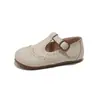 Sapatos Infantis Mary Jane Retro Primavera 2026 Novos Sapatos de Couro para Crianças Pequenas Sapatos de Princesa Sapatilhas para Bebê Menina