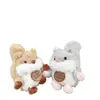 Llavero Colgante de Peluche de Ardilla Súper Lindo Más Vendido, Regalo para Mejor Amigo, Colgante para Bolsa