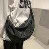 Bolsa Casual Estilo Japonês para Dumpling 2025 Nova Simples Versátil Estilo Workwear Bolsa de Ombro Único Unissex Multicor Bolsa para Ciclismo ao Ar Livre