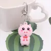 Novo Zodíaco Cartoon PVC Plástico Cola Macia Zodíaco Chaveiro Pingente Personalidade Criativa Presente Prático