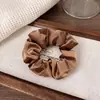 Goma para el pelo retro de estilo coreano con diseño floral, lazo y perla, alta elasticidad, suave con el cabello, adecuada para chicas que van al trabajo.