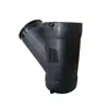 Accesorios de drenaje de sifón de capa única de HDPE Accesorios de codo en T oblicuo por electrofusión Codo en T reductor por electrofusión Codo en T oblicuo reductor por electrofusión