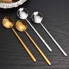 Cuchara de acero inoxidable 304 para mezclar, cuchara redonda pequeña, taza de encaje, cuchara para hielo, regalo de boda, cuchara a juego nido de pájaro