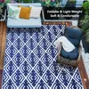 Tapete para Trailer Equipamento de Camping Personalizado Tubo de PP Tecido Anti-Envelhecimento À Prova de Umidade Tapete de Exterior para Uso em Jardim, Pátio e Gramado