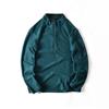 Jaqueta Fleece Outdoor 2024 Masculina Moletom Meio Zíper Jaqueta Esportiva Forro Gola Alta Quente Jaqueta Fleece Polar Masculina