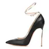 Zapatos de Moda Europeos y Americanos Transfronterizos Punta Fina Tira Superficial Tacón con Forma Zapatos de Mujer AliExpress Tacones Altos Zapatos de Salón para Mujer