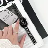 Para apple Watch iwatch Ultra correa se creativa metal acero inoxidable cadena simple Xiaoxiang