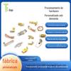 Fabricante Processamento Feito Sob Medida Formato Especial Cobre Aço Inoxidável Estampagem Acessórios de Hardware Condutivos Lâmina de Contato para Bateria Botão Lâmina em V