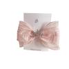 Nuevo Estilo Dulce de Princesa Estilo Rosa Par de Pinzas de Presión con Lazo de Cinta para Niños Clip BB Diadema Accesorios para el Cabello Tocado