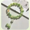 Três Fofos Gatos Surpresos Tricolores Pulseira de Contas Nova Zen Chinesa Nicho Estilo Nacional Pulseira