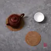 Esterilla de té de fibra de calabaza natural, posavasos aislante del calor tejido a mano, accesorio para ceremonia del té, soporte para tetera Kung Fu, esterilla de té estilo chino vintage