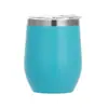 Copo de Casca de Ovo Barrigudo Taça de Vinho Tinto em Forma de U 12oz Aço Inoxidável a Vácuo de Camada Dupla Copo Isolado de Ovo Copo Isolado Criativo
