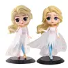 Decoración de Pastel Princesa Elsa Figuras Frozen Adornos Castillo Copo de Nieve Inserts Horneado Cumpleaños Niña Bebé