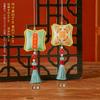 Pingente Sachê de Fragrância do Festival do Meio Outono, Amuleto da Paz, Ornamento Tradicional Chinês Estilo Hanfu para Pendurar no Carro, Pequena Bolsa de Presente