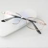 Paquete Completo 2026 Modelo Nuevo Marca Shubao Vidrio Óptico Recubierto Película Verde Metal Gafas de Lectura para Hombre 2829